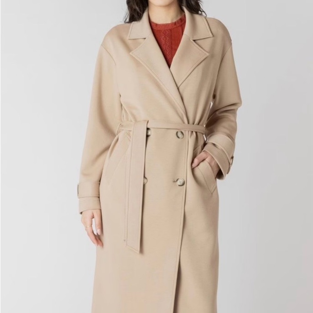 Women's Tan Trench Coat